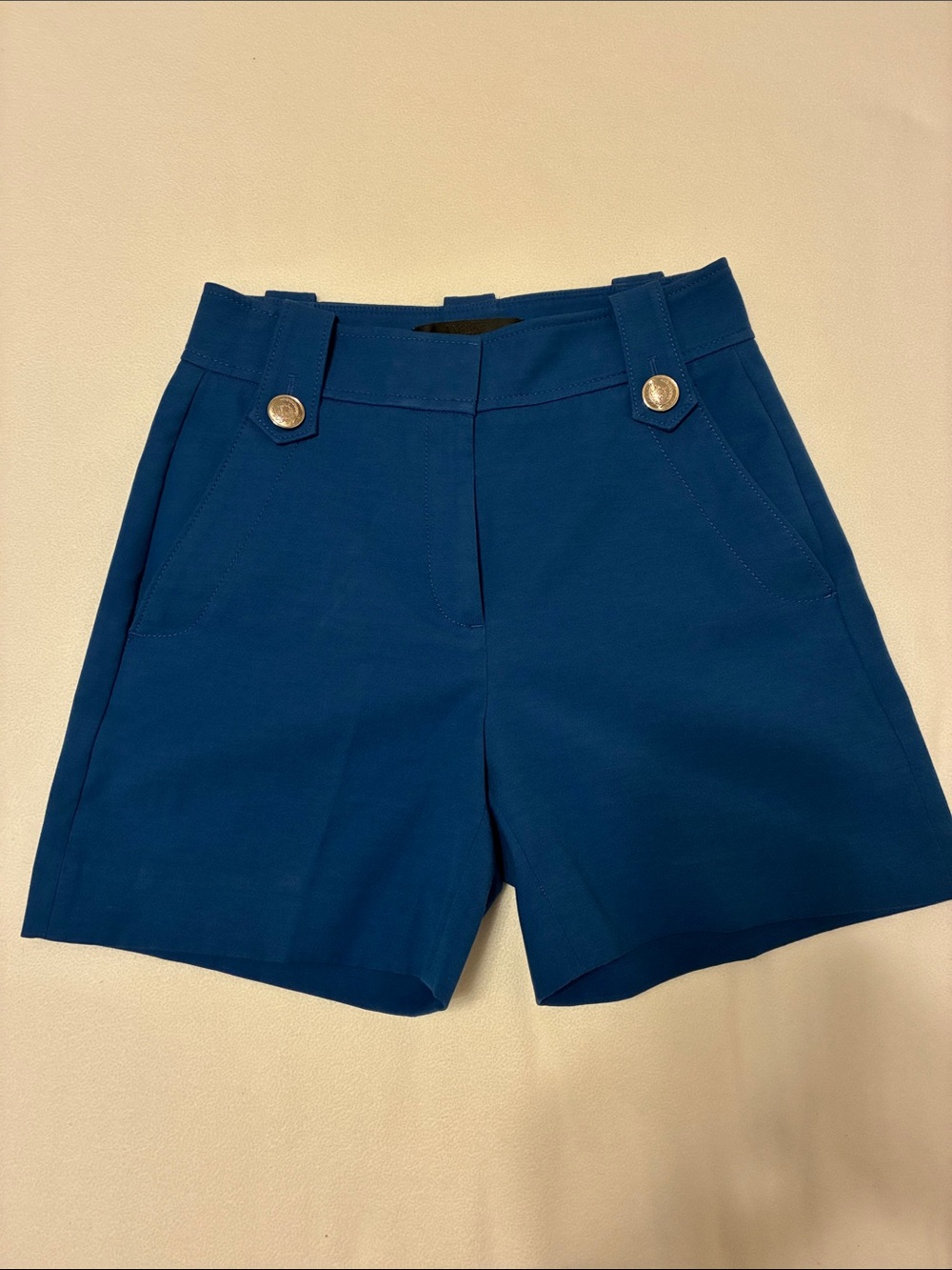 White House Black Market Deep Navy High Waist Tailored Shorts